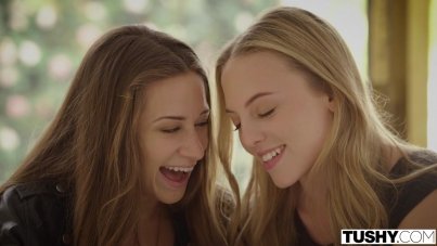 TUSHY-First Anal Threesome For Stunning Girls