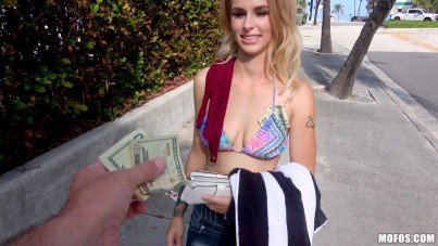 Mofos-Bikini Teen Sucks Cock For Money