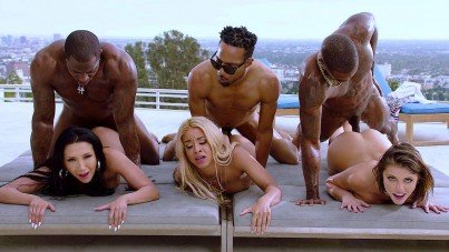Blacked-Unreal Blacked Orgy