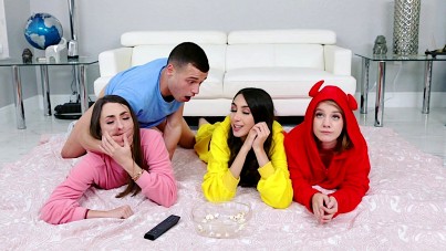 BFFs-Stepbrother Crashes Slumber Party
