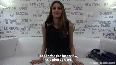 Czech Casting-Shy 19 Year Old Iveta Interview and Fuck