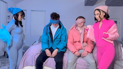 SisSwap-Our Pussy Withdrawal Ends with a Snowed-In Swap